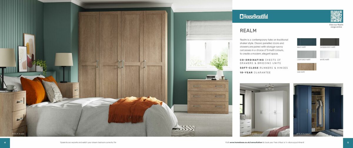 Homebase Bedroom Brochure Offers from 1 October