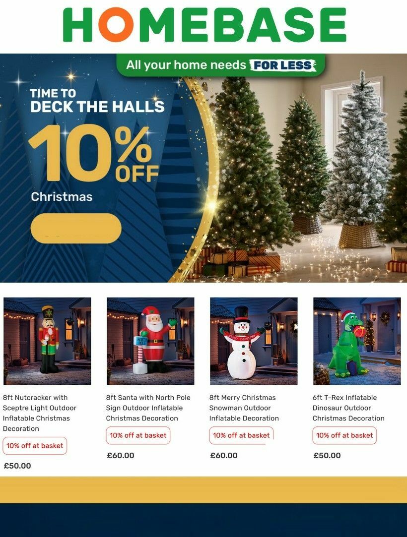 Homebase Offers from 30 November