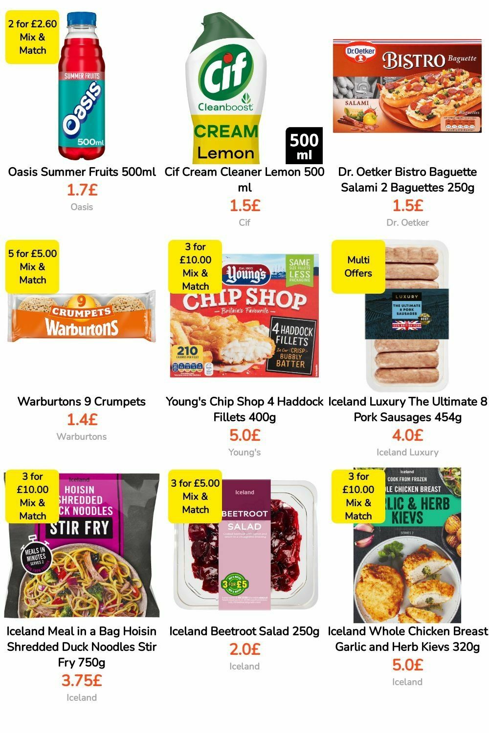 Iceland Offers from 12 May