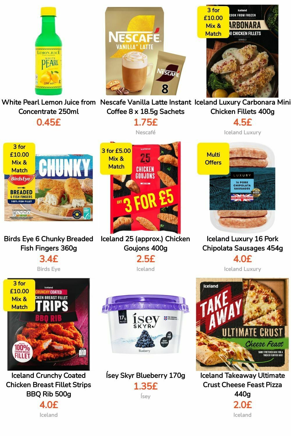 Iceland Offers from 12 May