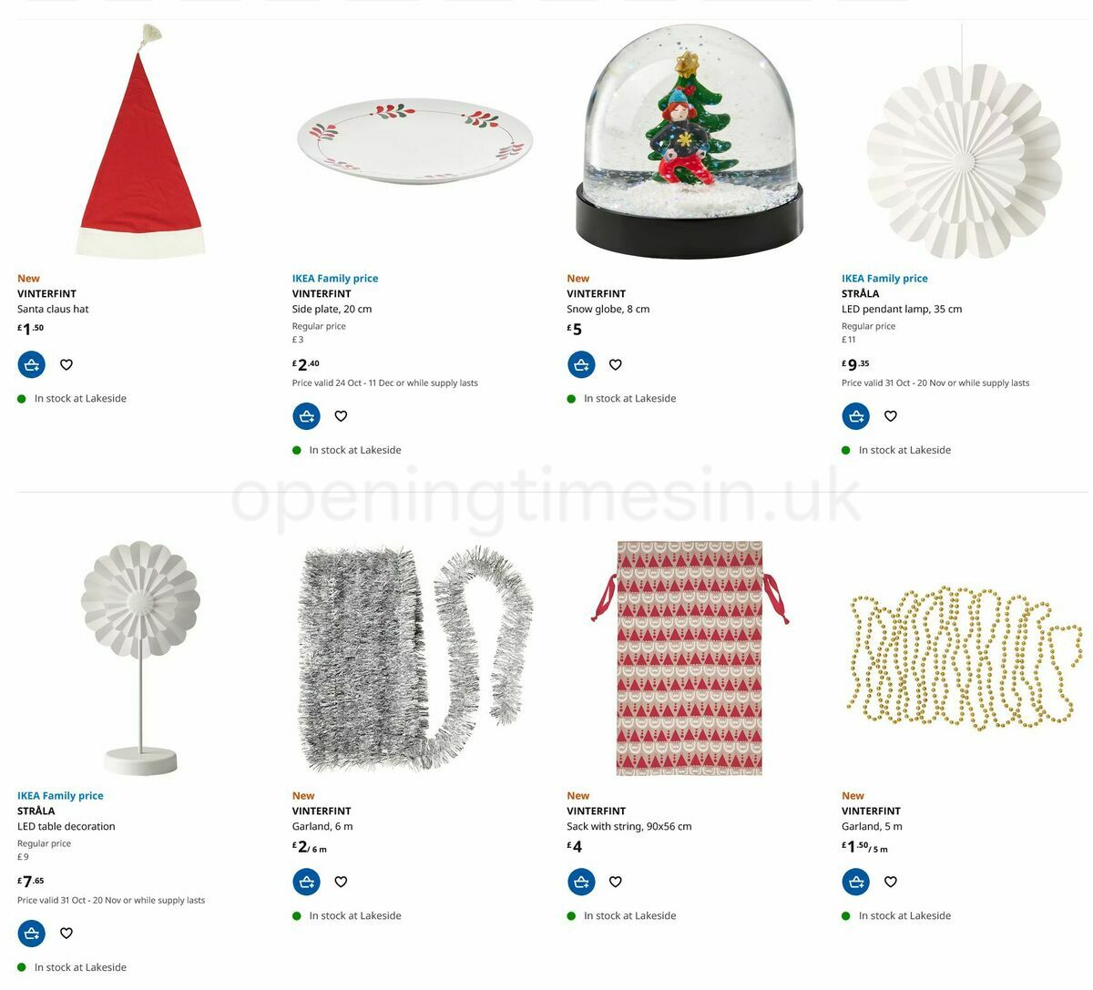 IKEA Offers from 11 November