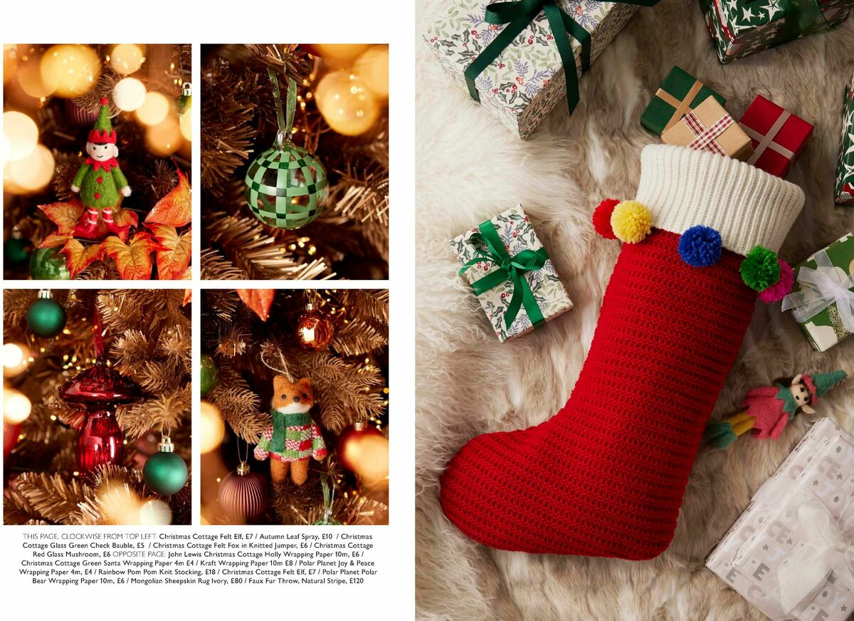 John Lewis Christmas Lookbook Offers from 6 October