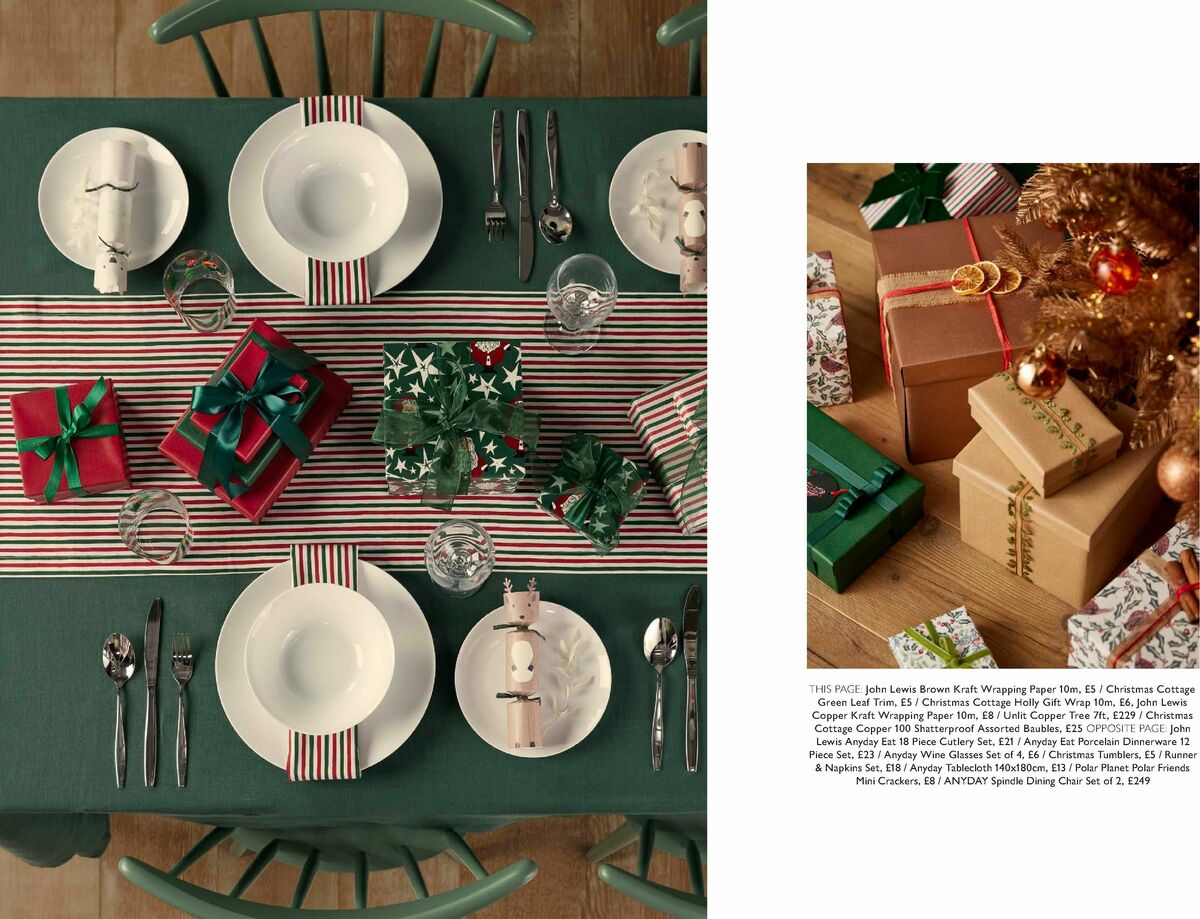 John Lewis Christmas Lookbook Offers from 6 October