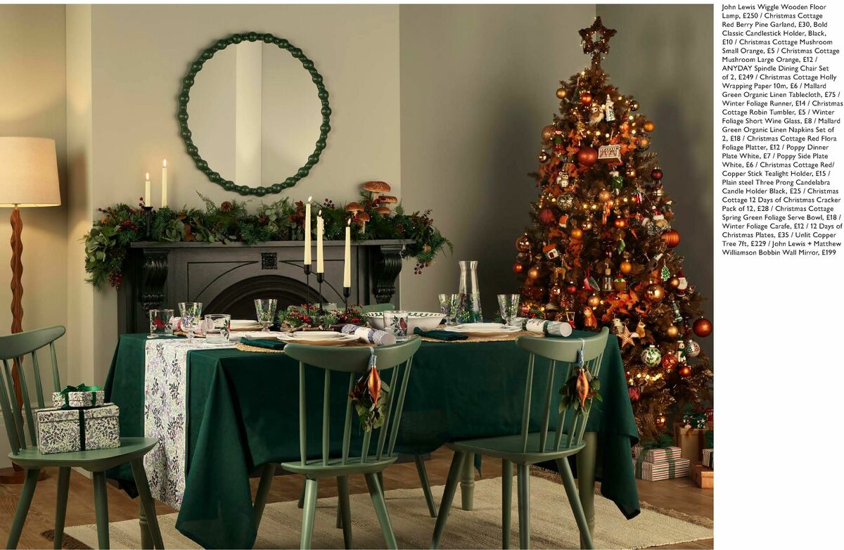 John Lewis Christmas Lookbook Offers from 6 October