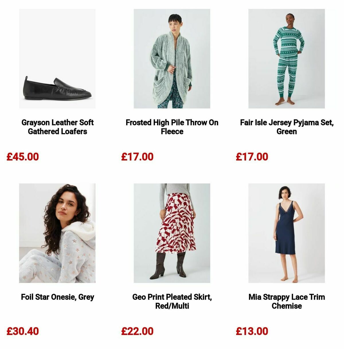 John Lewis Offers from 29 December