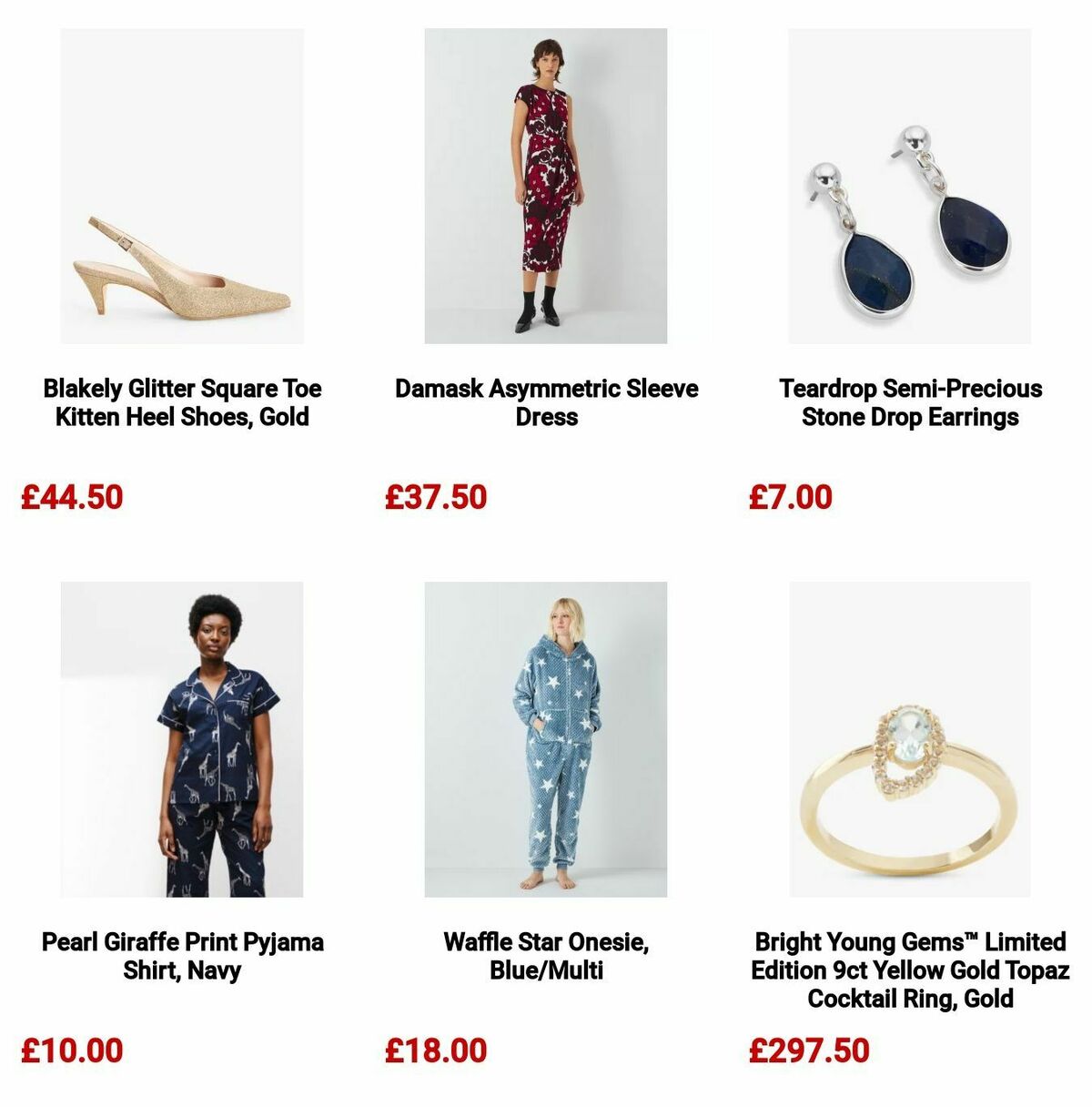 John Lewis Offers from 29 December