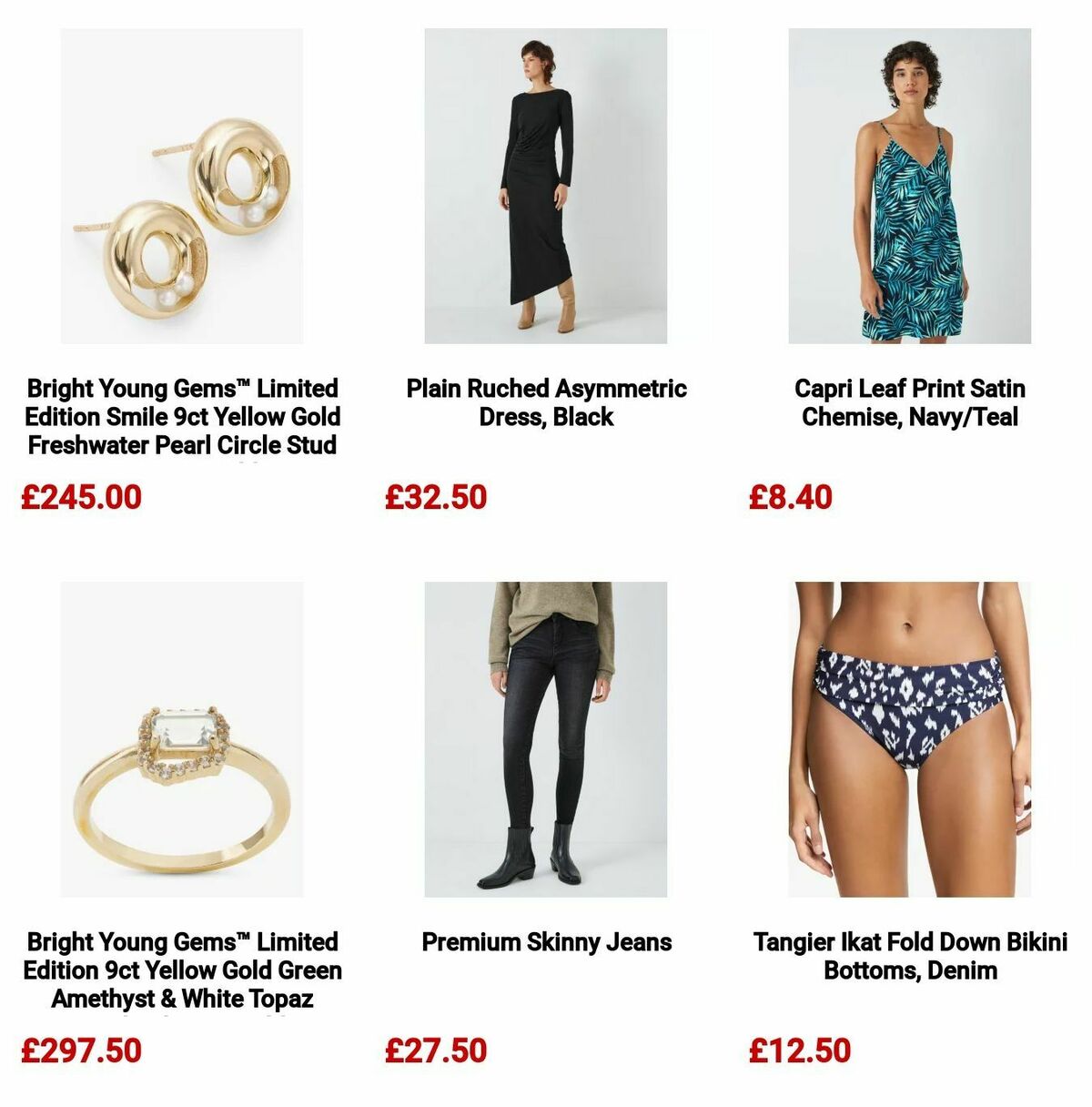 John Lewis Offers from 29 December