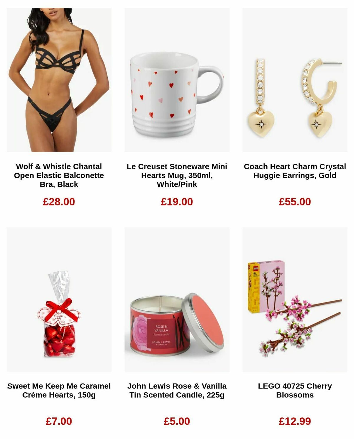 John Lewis Valentine's Day Offers from 25 January