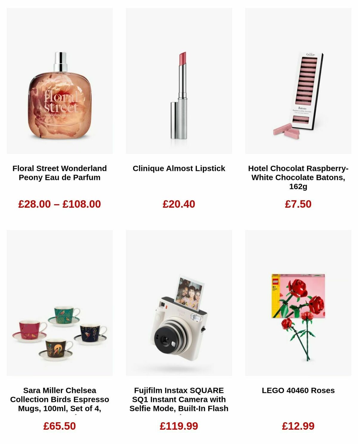 John Lewis Valentine's Day Offers from 25 January