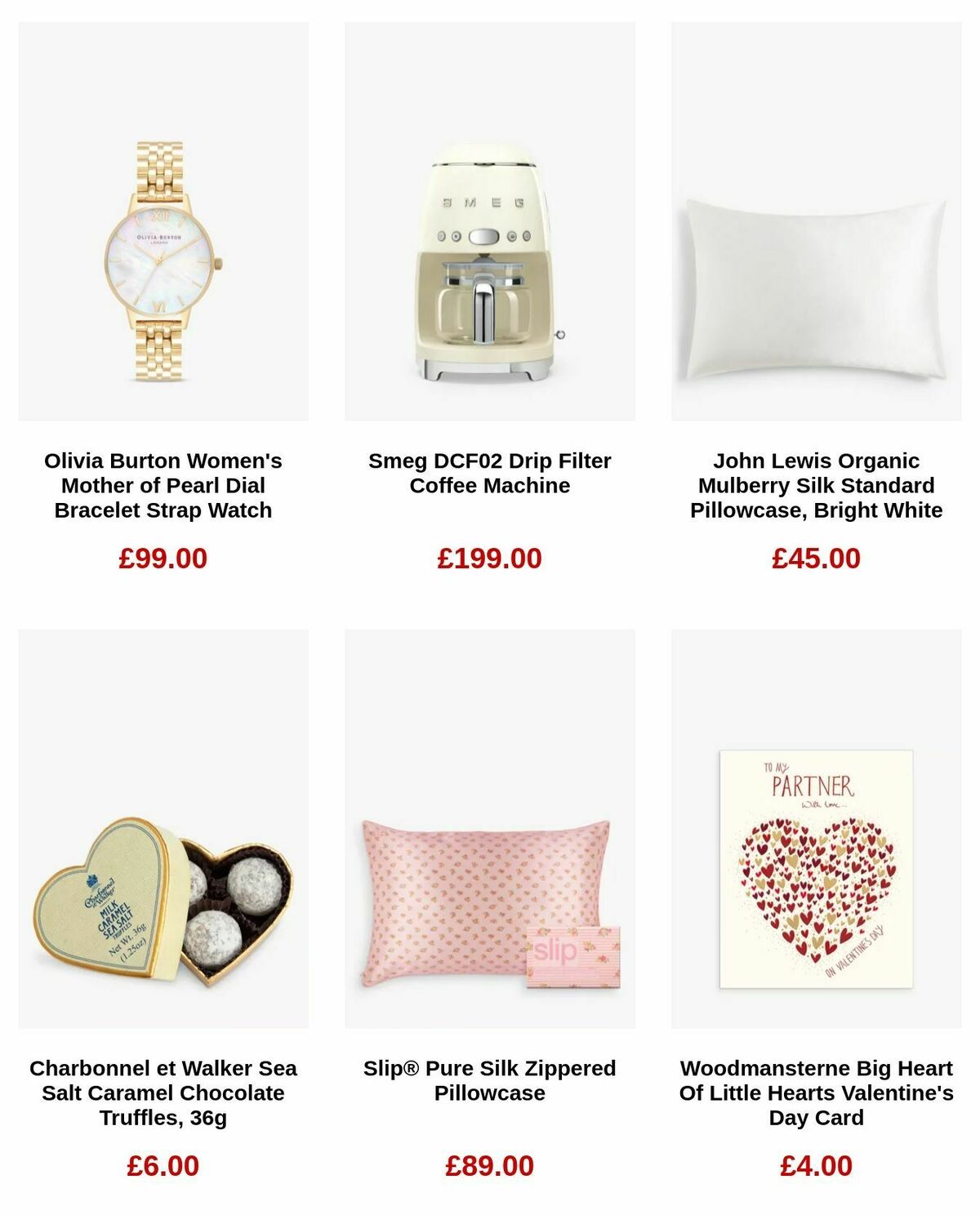 John Lewis Valentine's Day Offers from 25 January