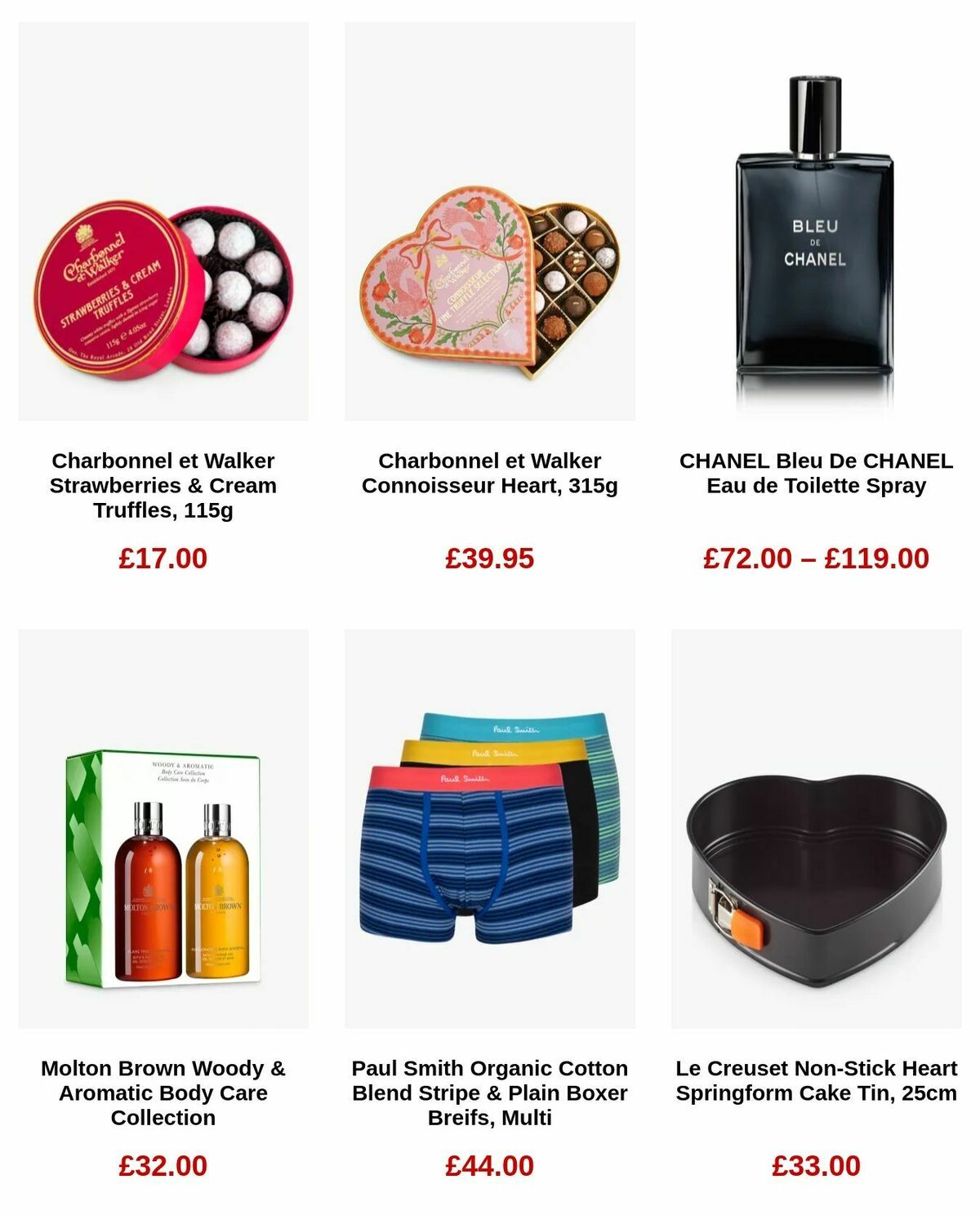 John Lewis Valentine's Day Offers from 25 January