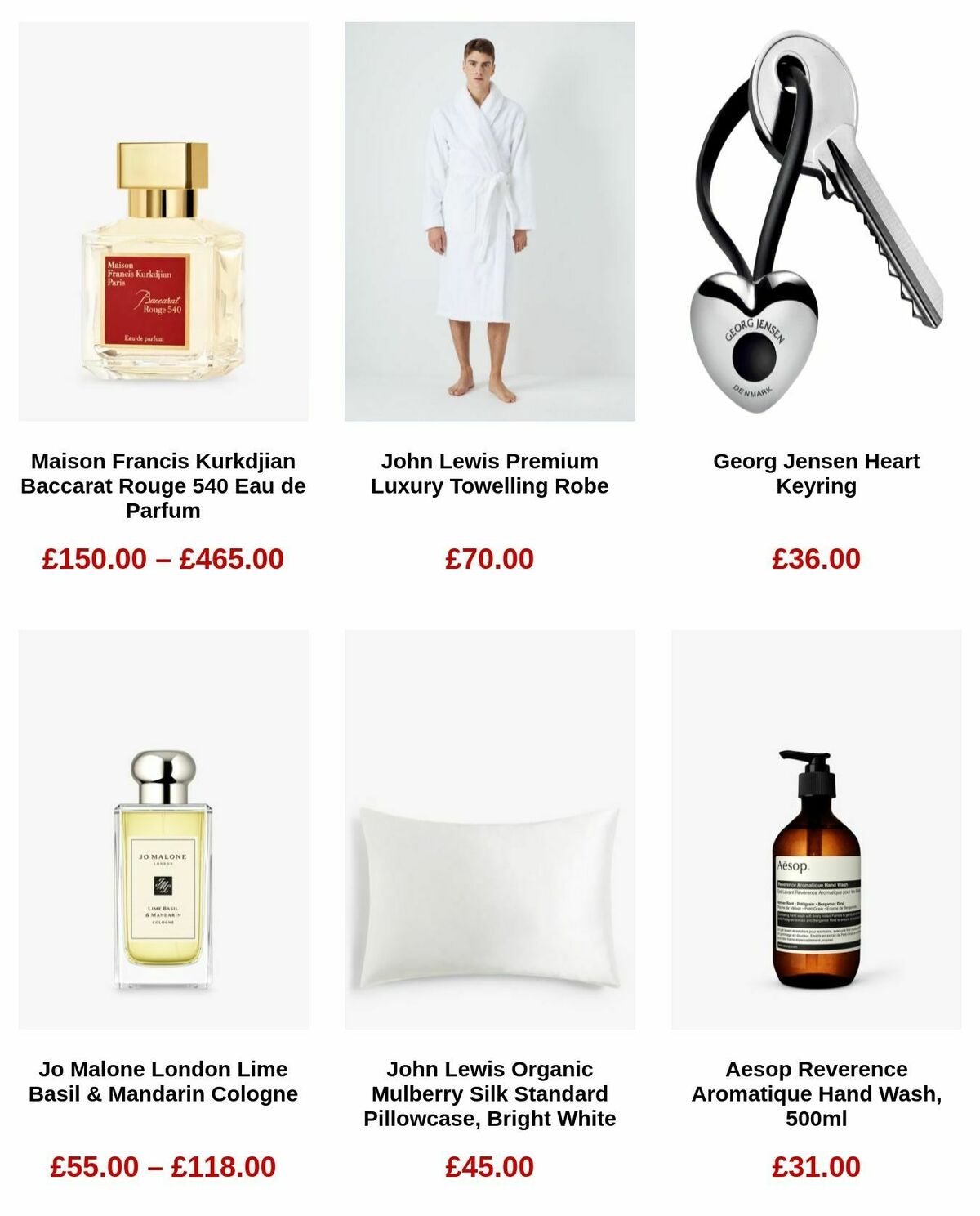 John Lewis Valentine's Day Offers from 25 January