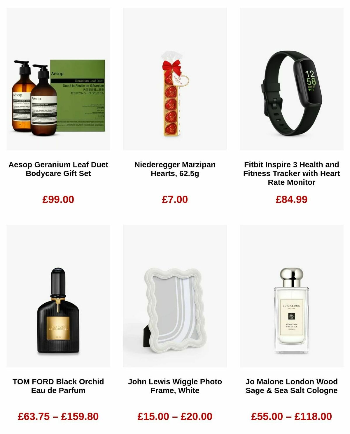 John Lewis Valentine's Day Offers from 25 January