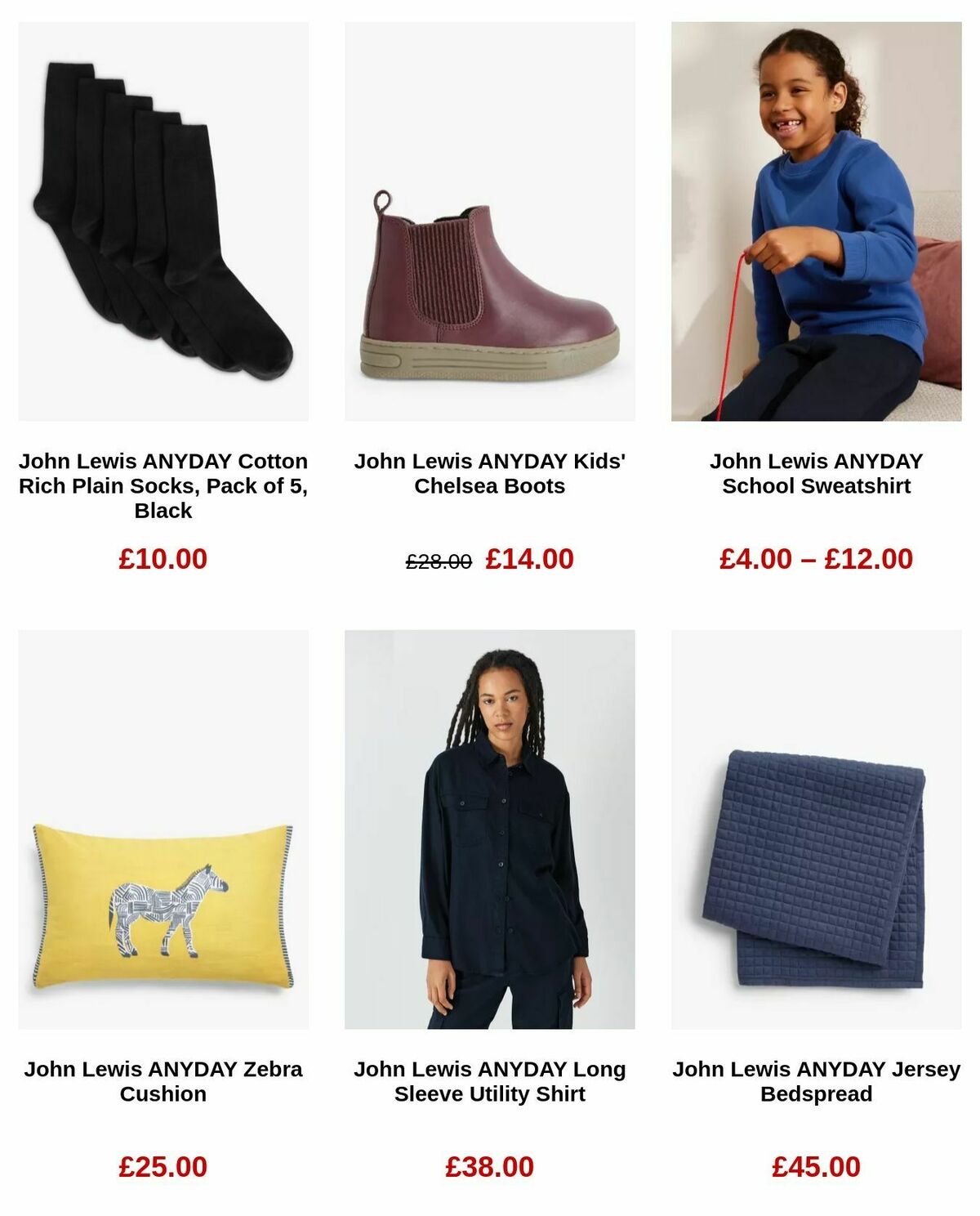 John Lewis Offers from 25 January