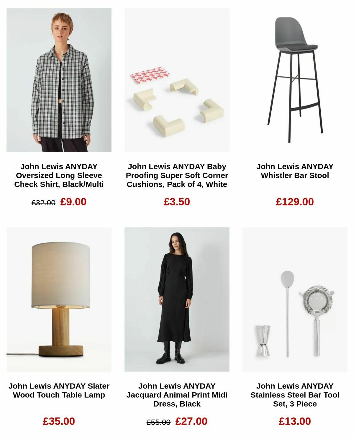 John Lewis Offers from 25 January