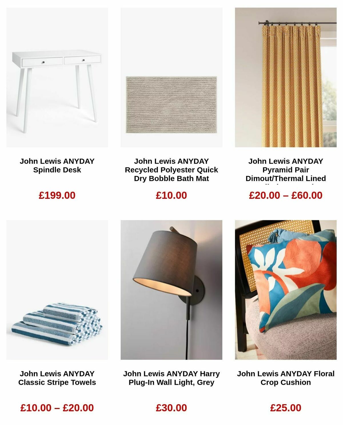 John Lewis Offers from 25 January