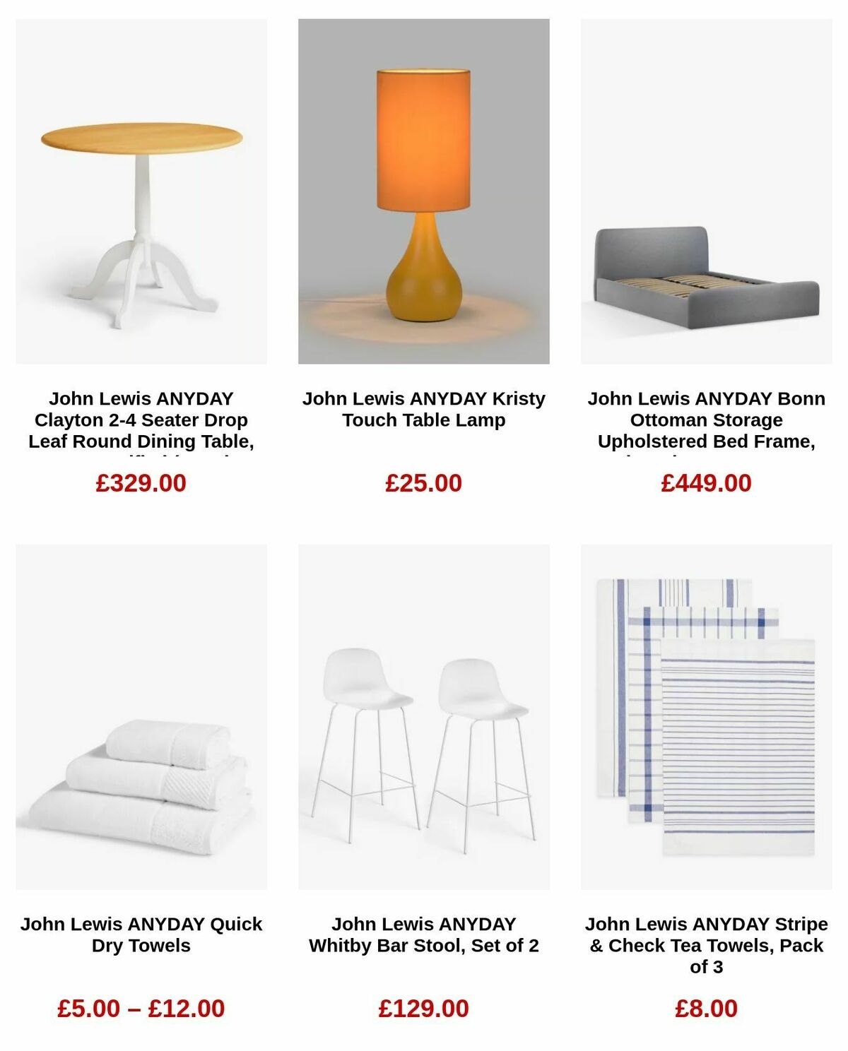 John Lewis Offers from 25 January