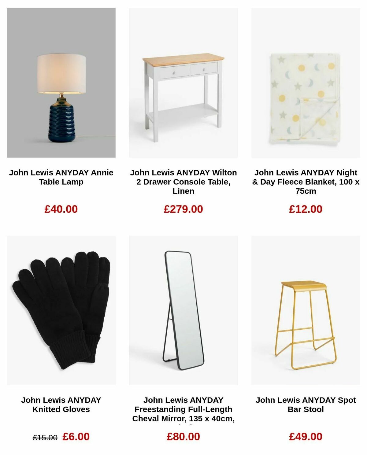 John Lewis Offers from 25 January