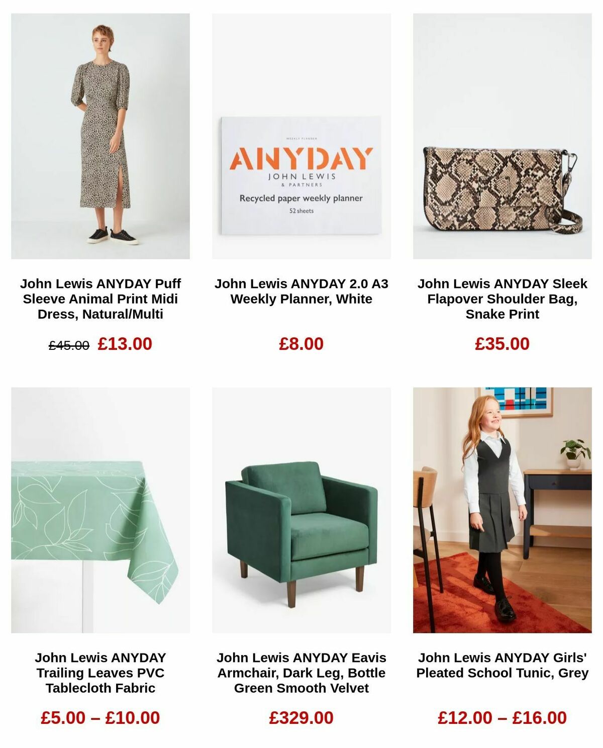 John Lewis Offers from 25 January