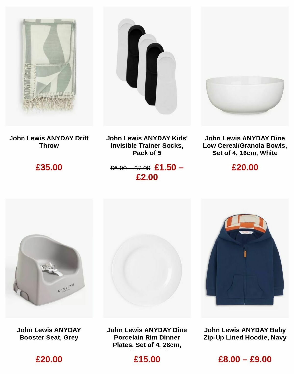 John Lewis Offers from 25 January