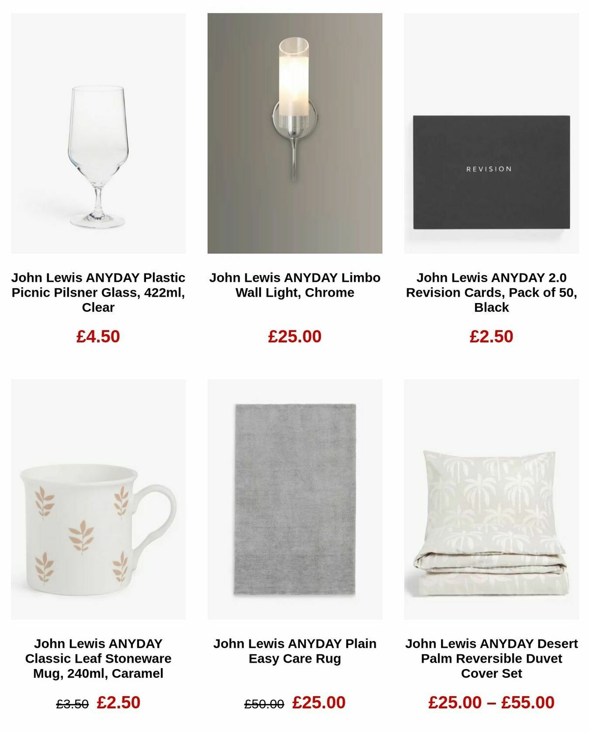 John Lewis Offers from 25 January