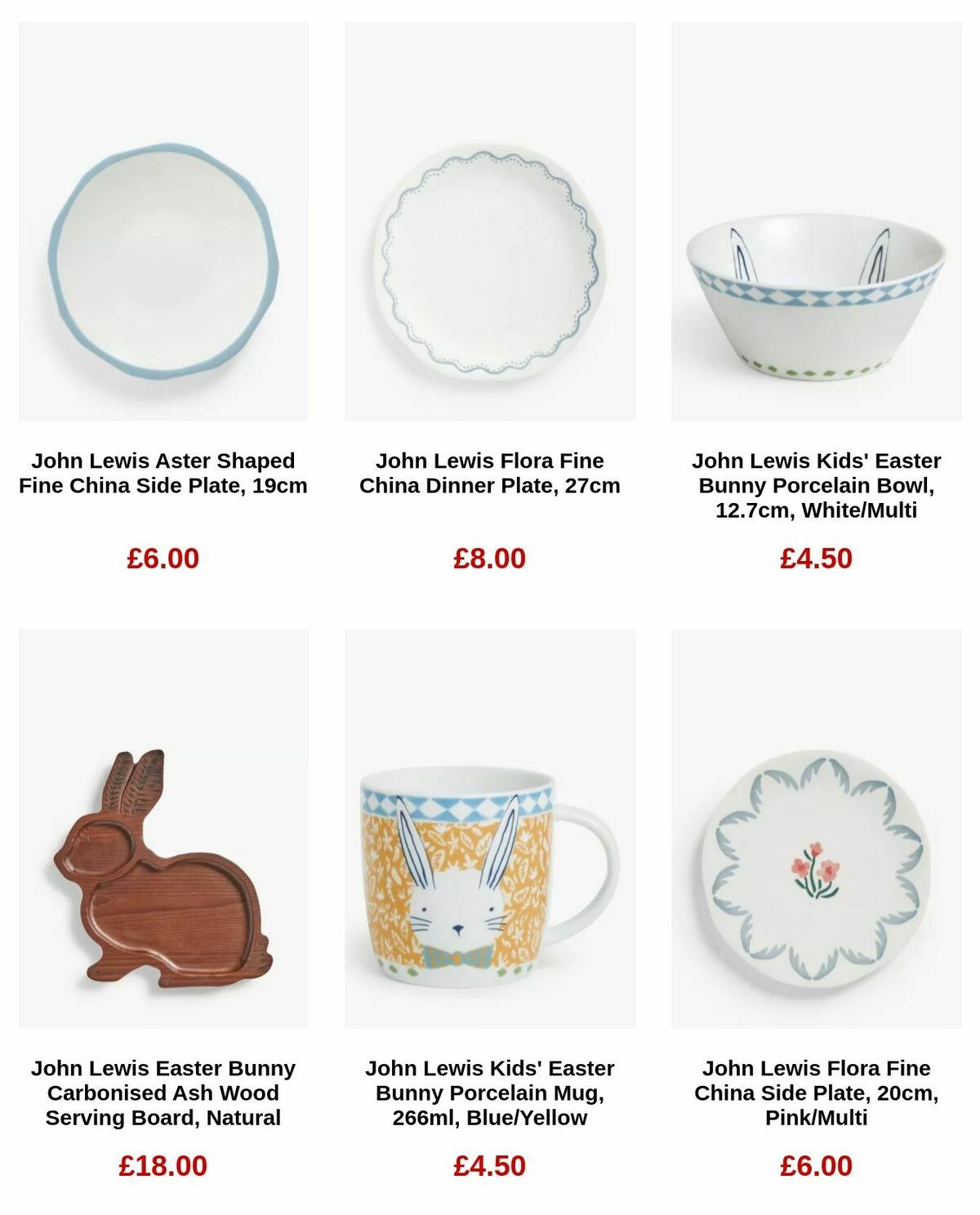 John Lewis Easter Offers from 13 March