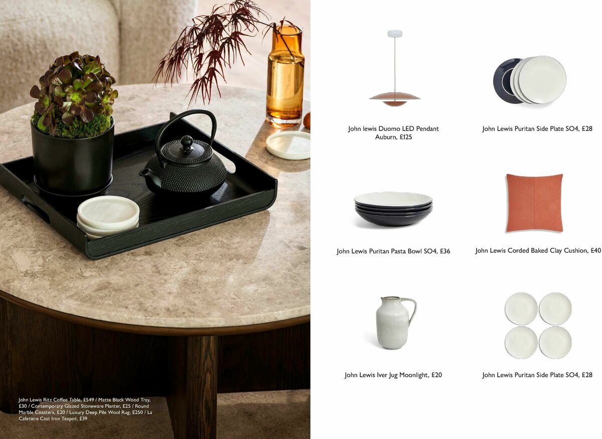 John Lewis Autumn Home Offers from 16 August