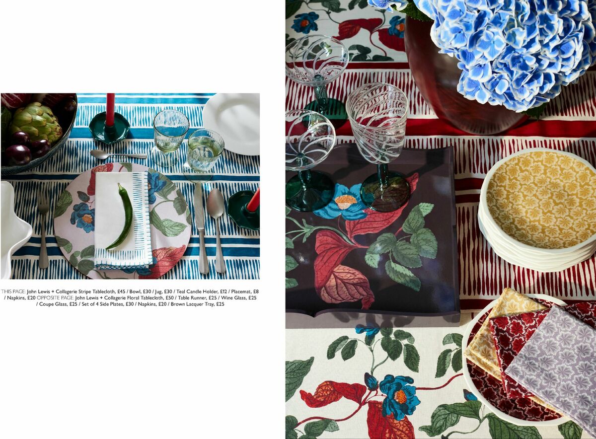 John Lewis Collagerie Lookbook Offers from 1 October