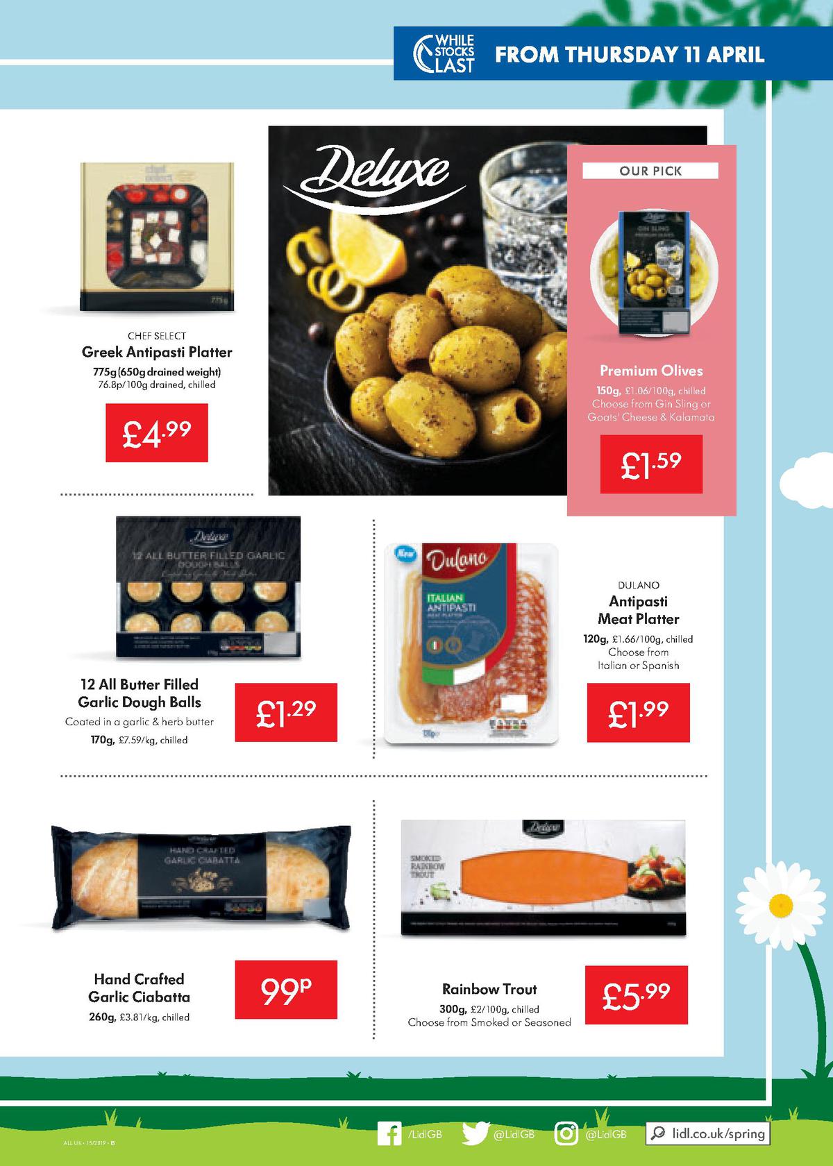 LIDL Offers from 11 April