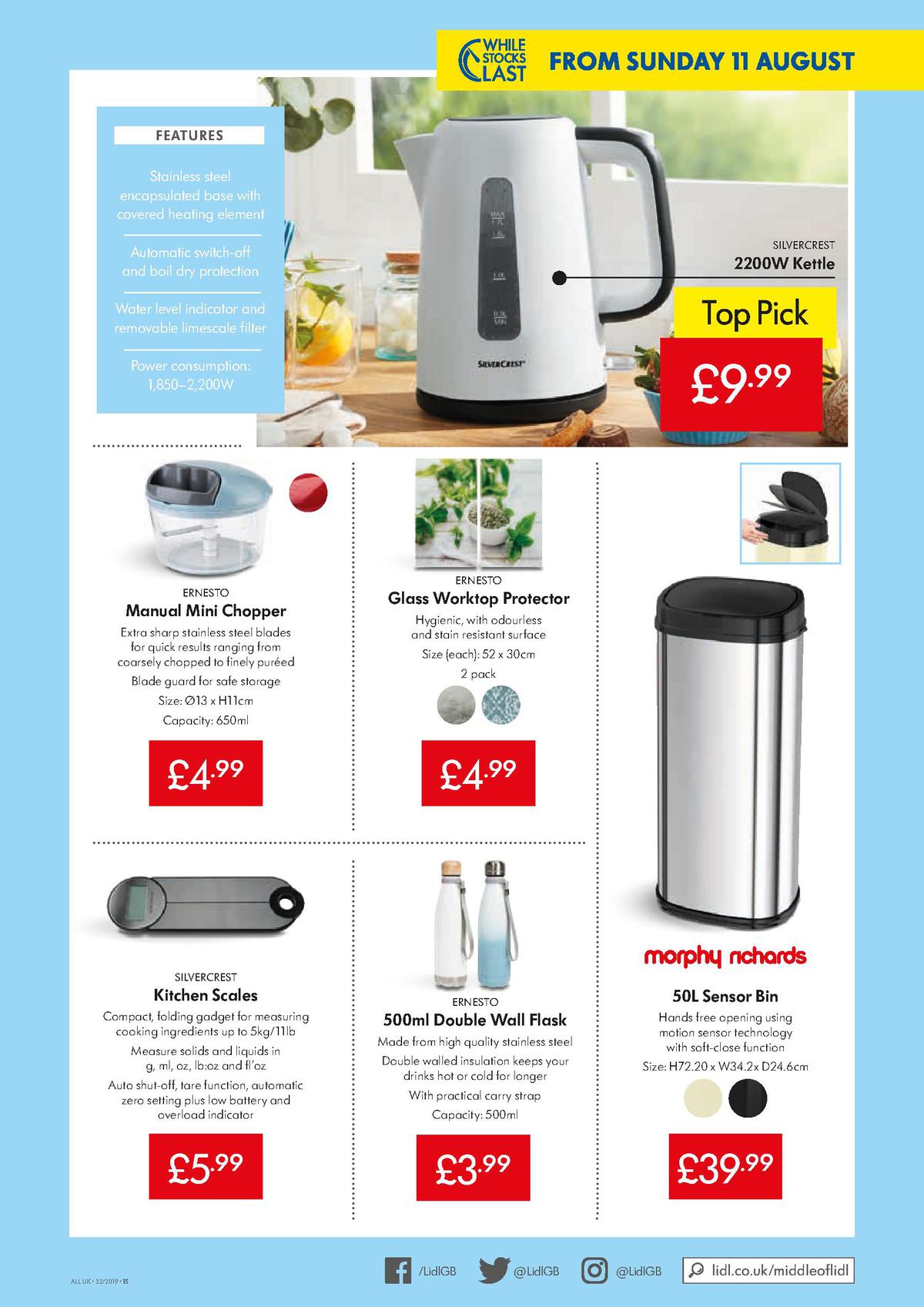 LIDL Offers from 8 August