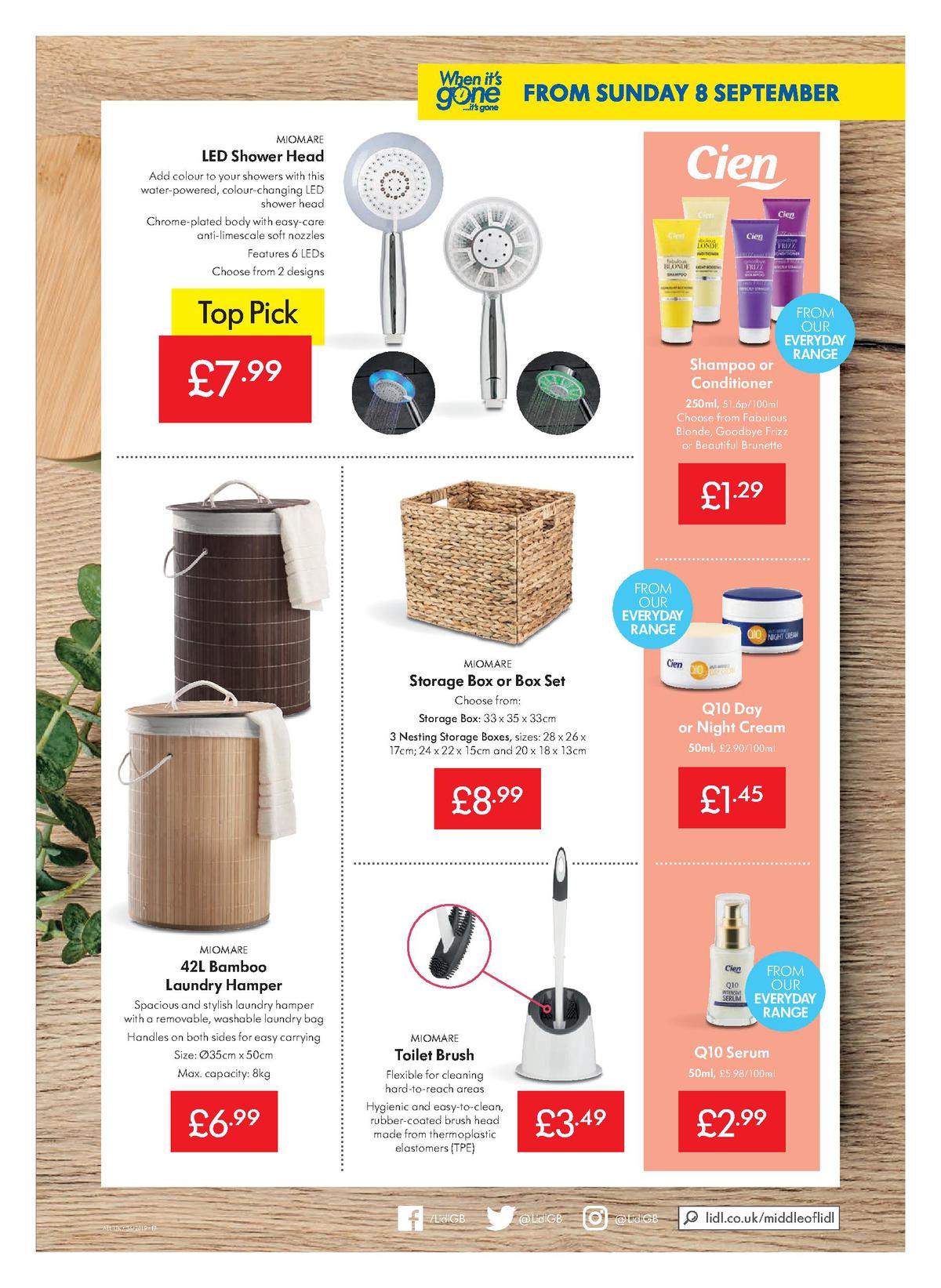 LIDL Offers from 5 September