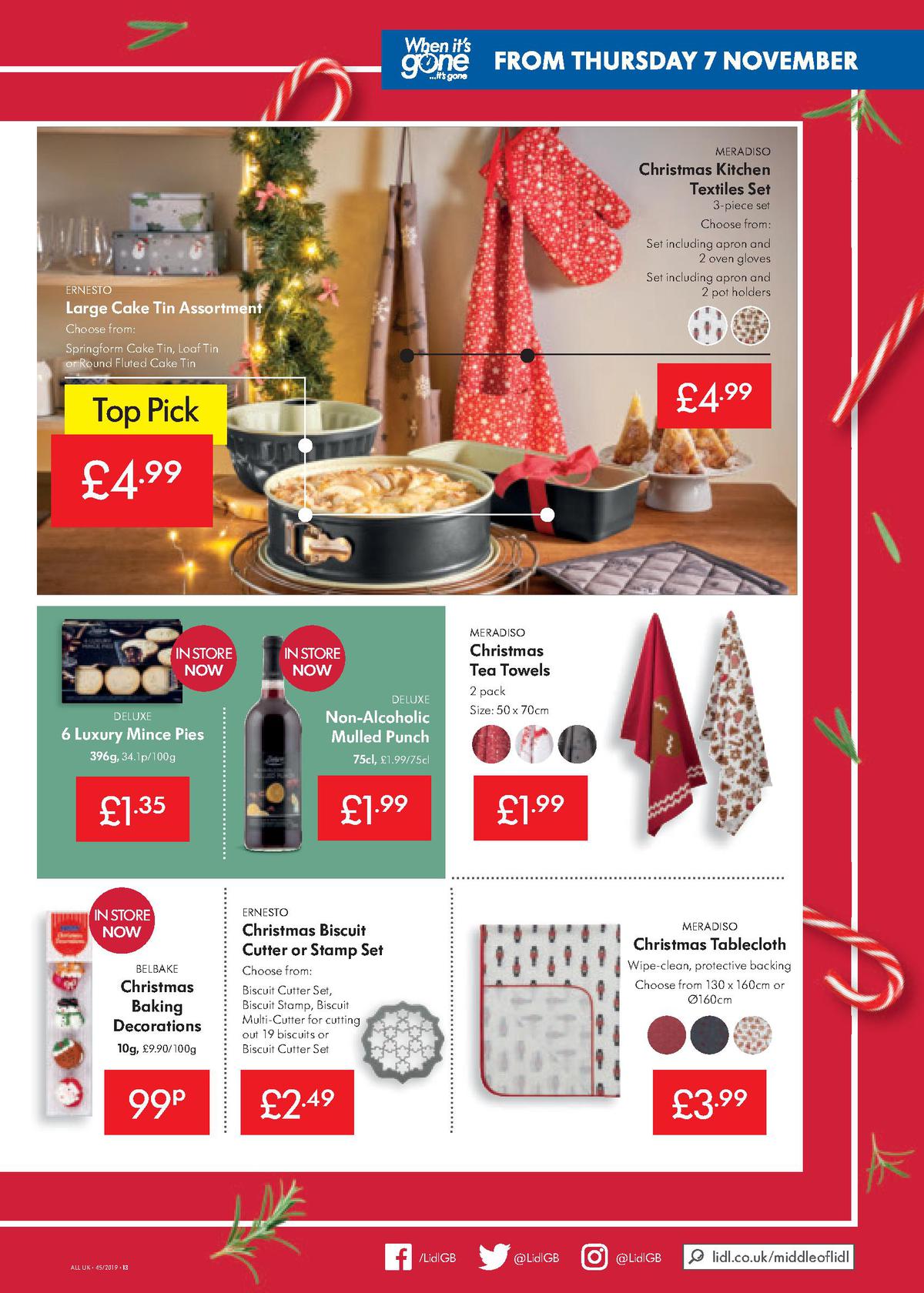 LIDL Offers from 7 November