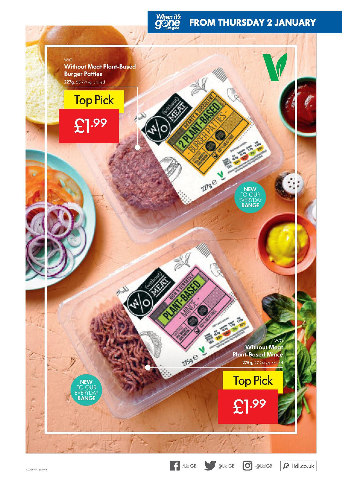 LIDL Offers from 2 January