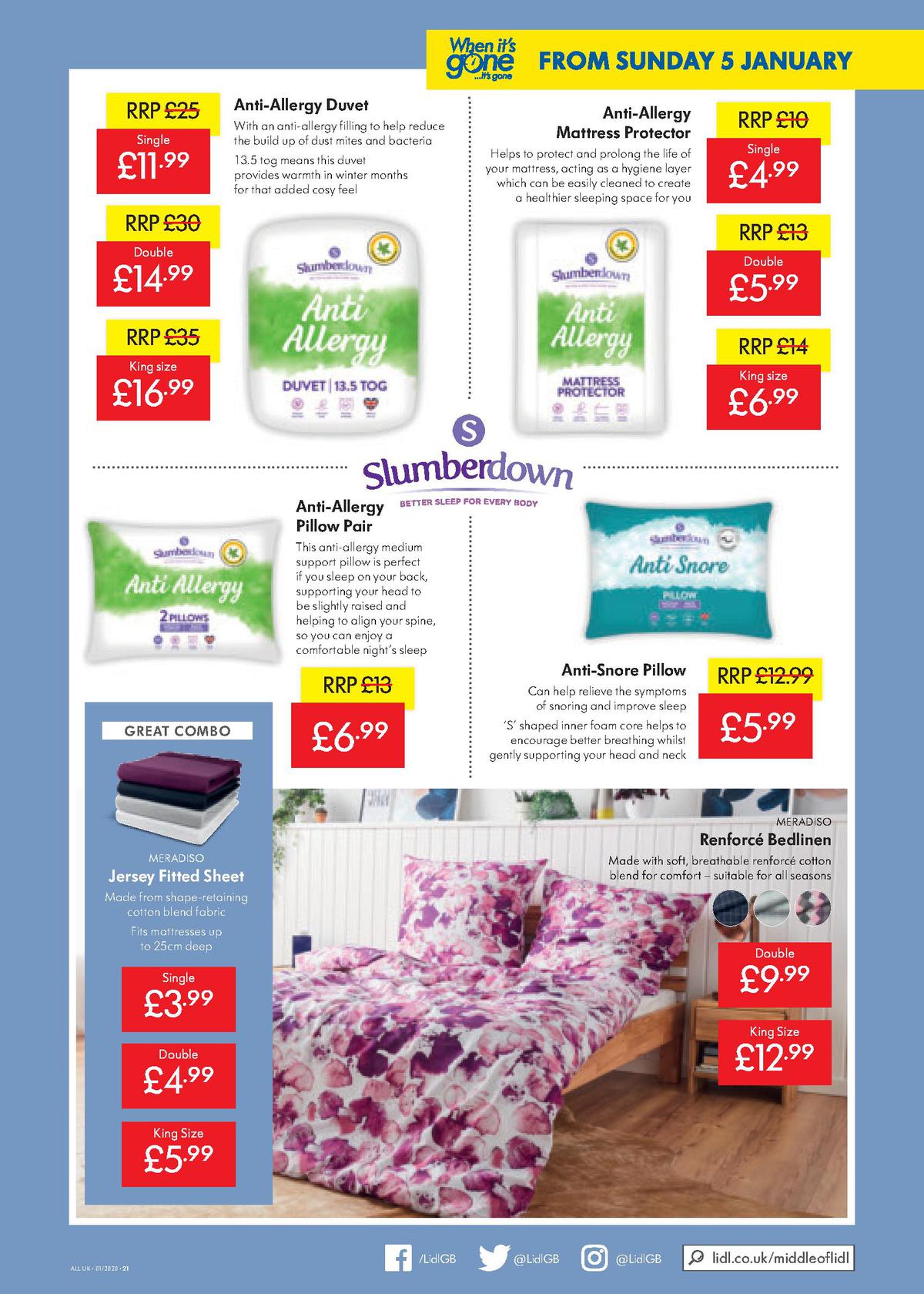 LIDL Offers from 2 January