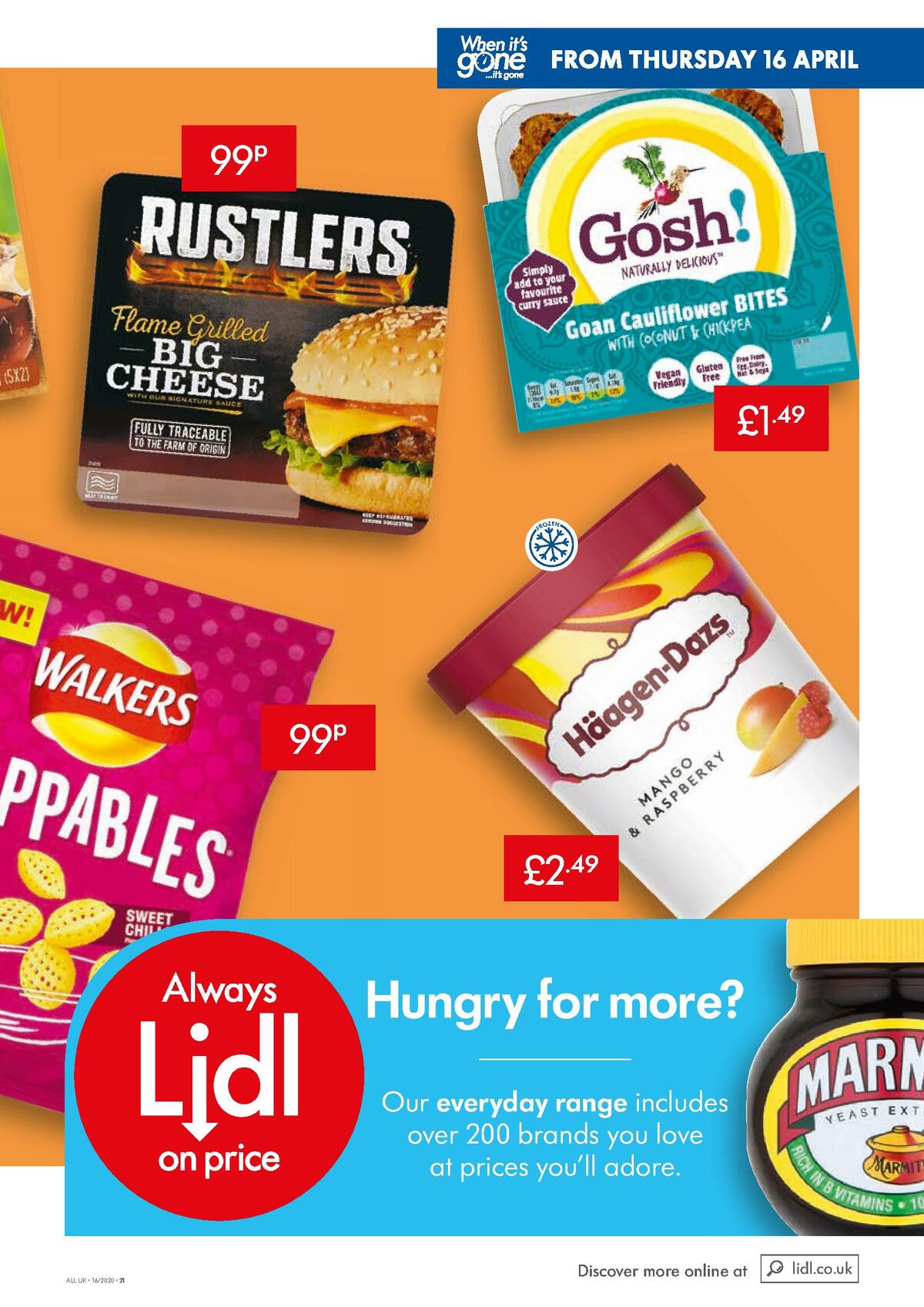 LIDL Offers from 16 April