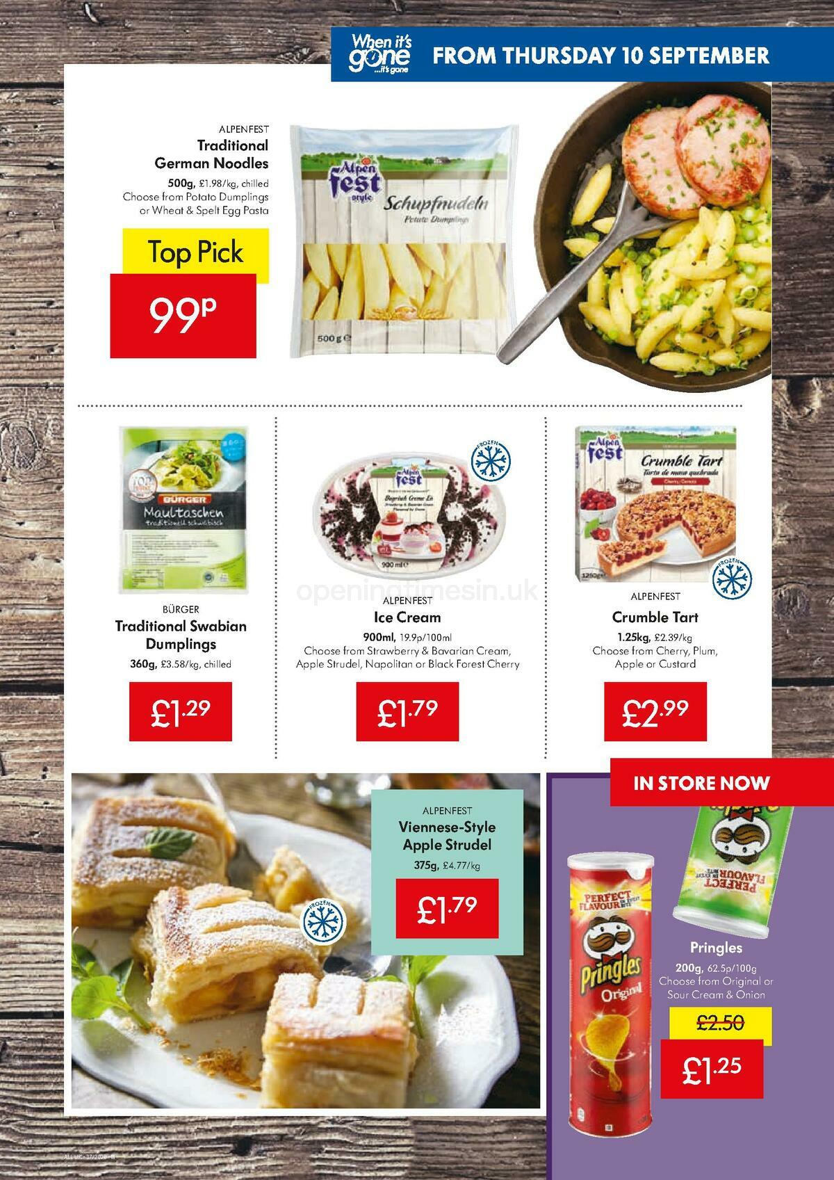 LIDL Offers from 10 September