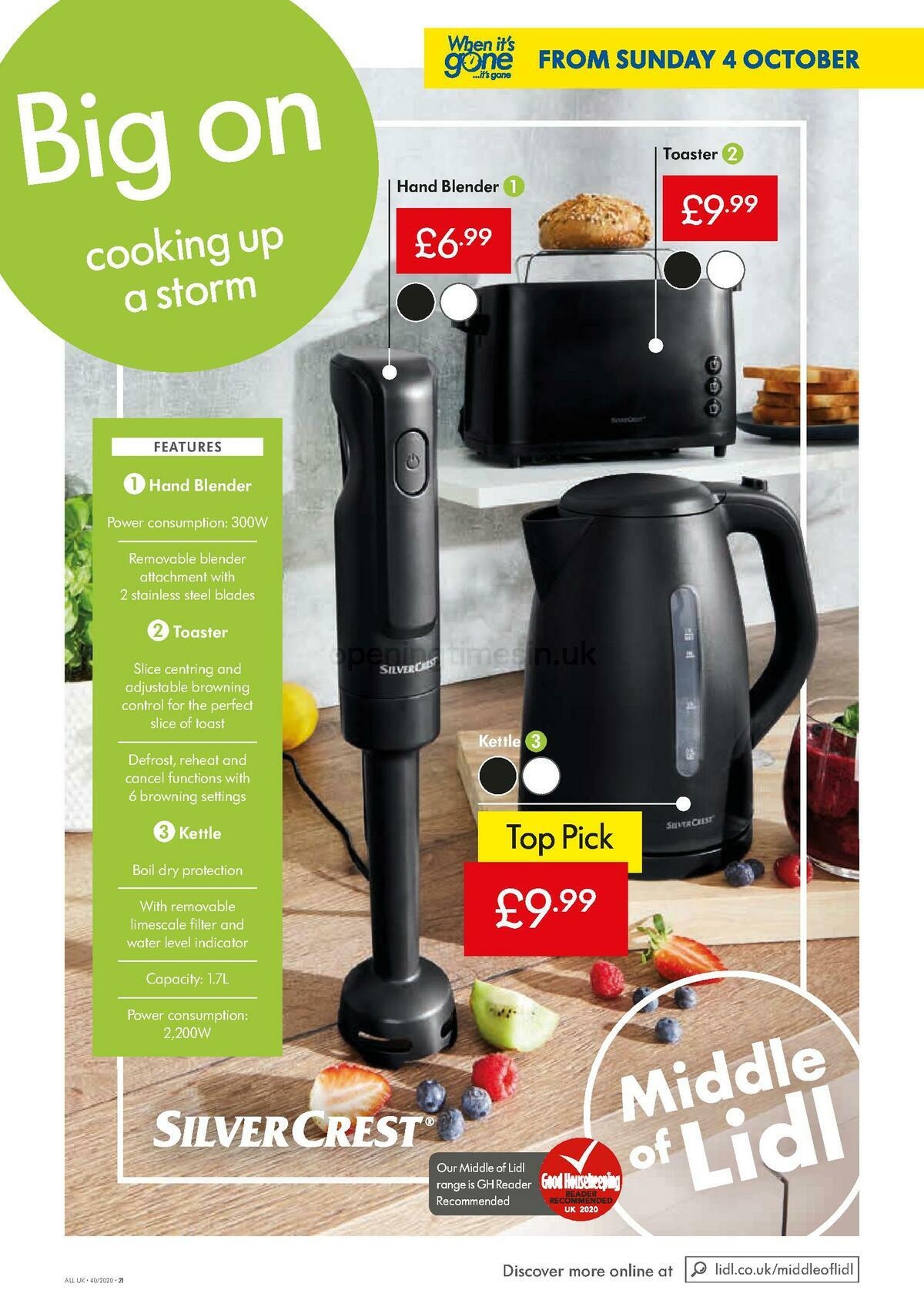 LIDL Offers from 1 October