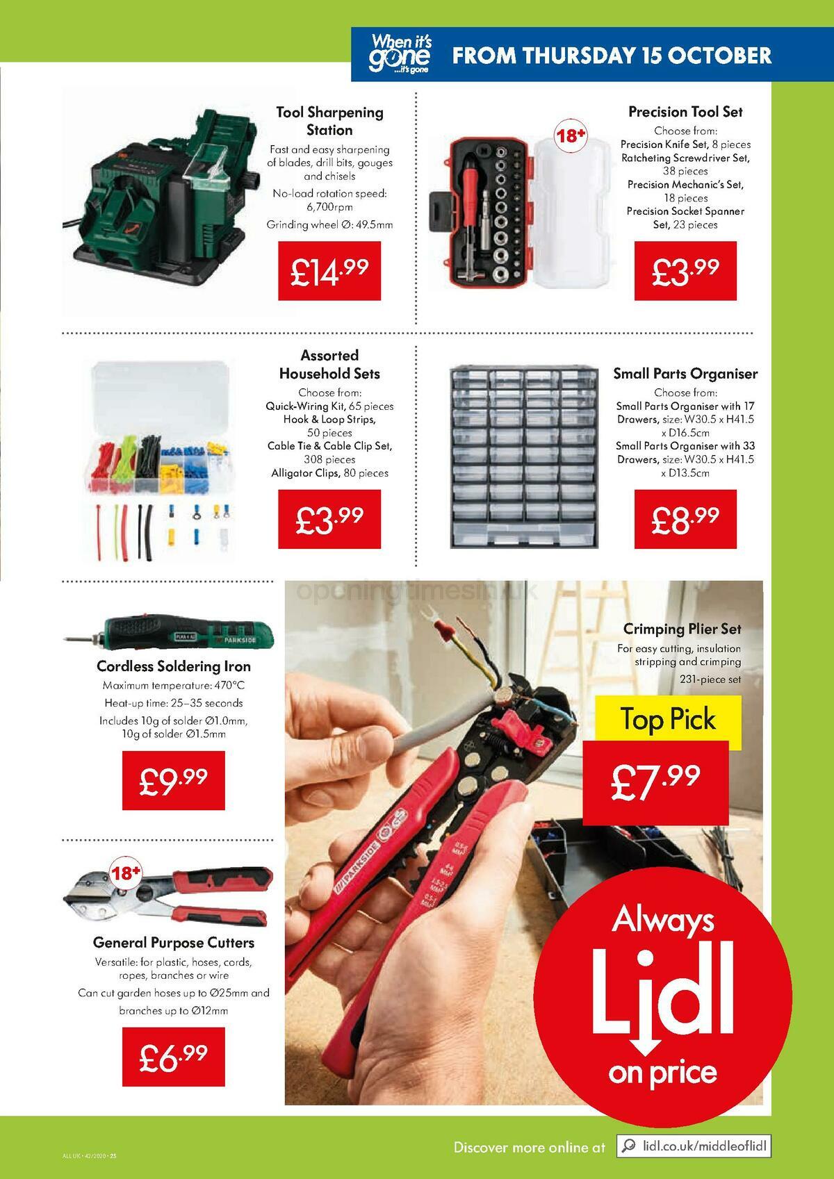 LIDL Offers from 15 October