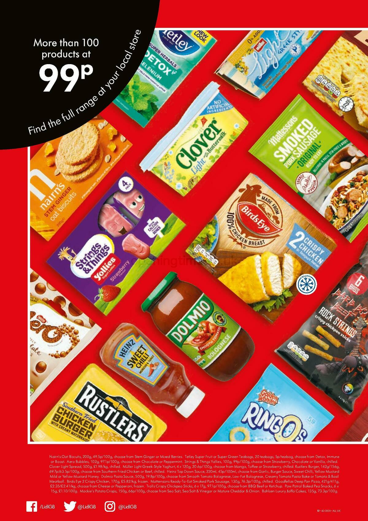 LIDL Offers from 15 October