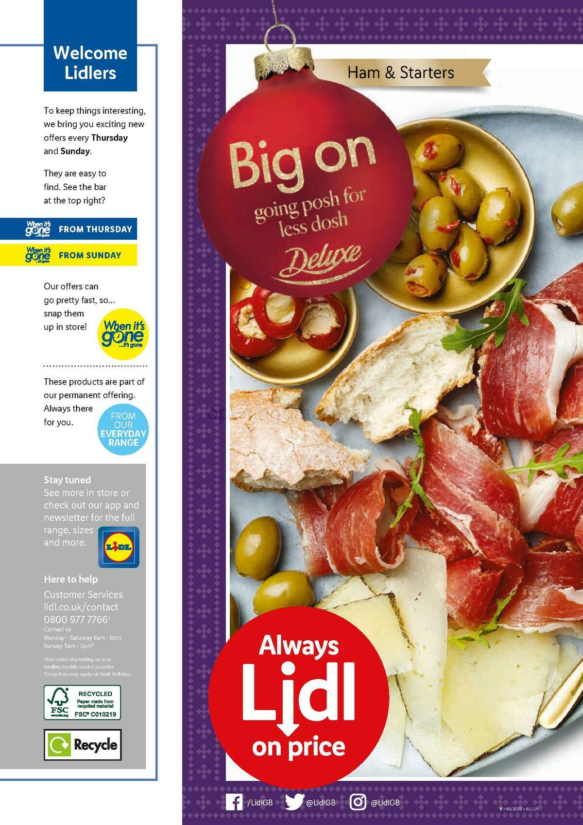 LIDL Offers from 12 November