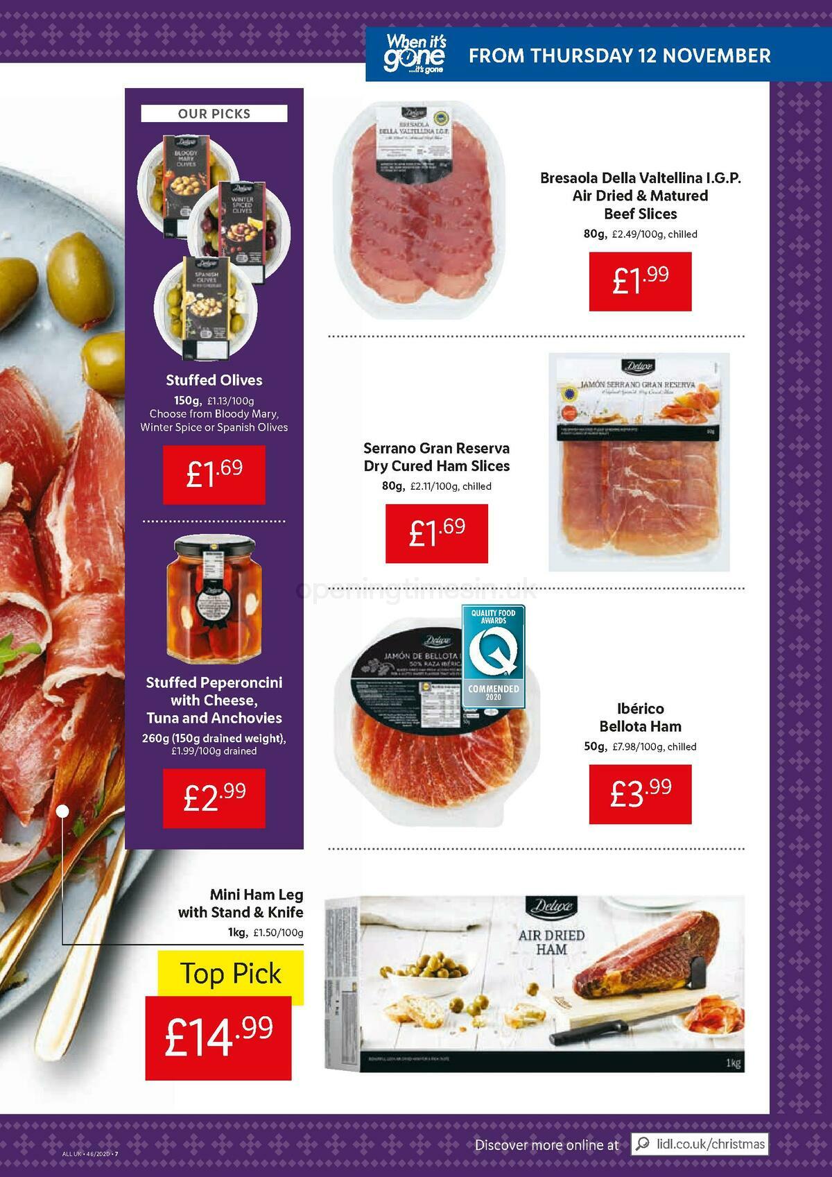 LIDL Offers from 12 November