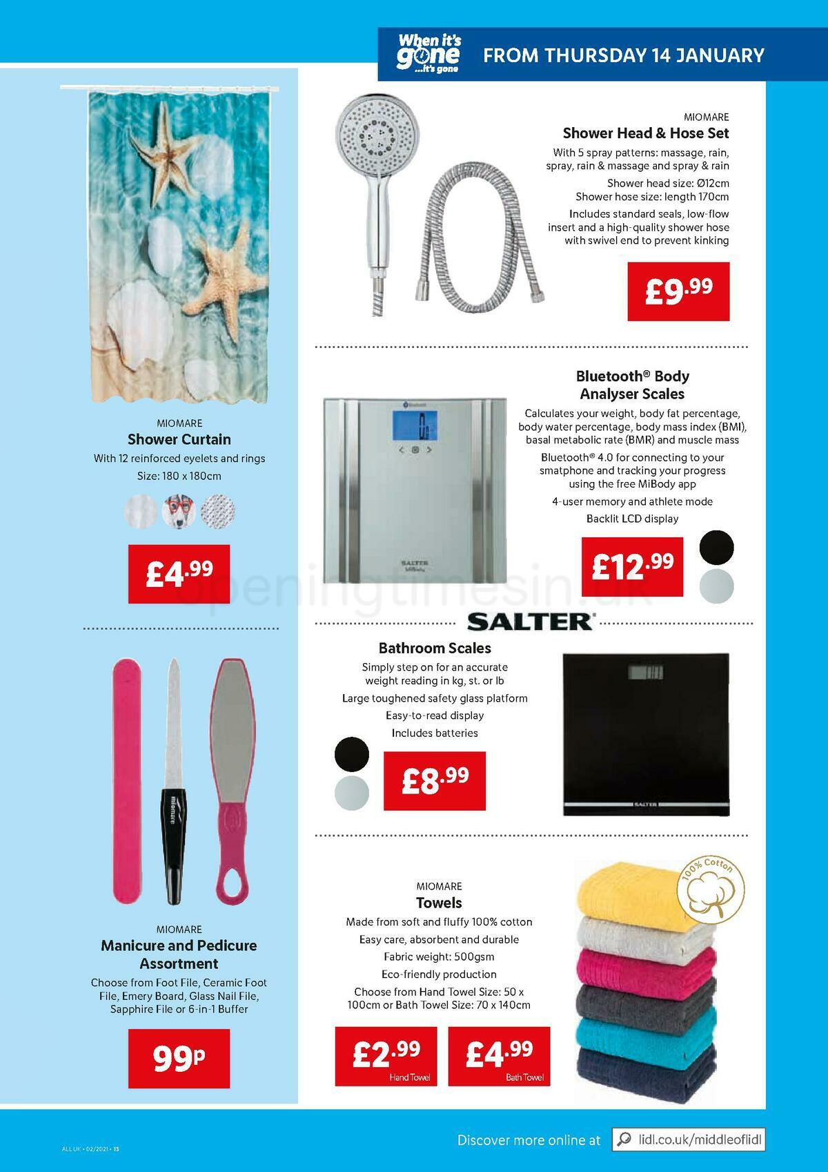 LIDL Offers from 14 January