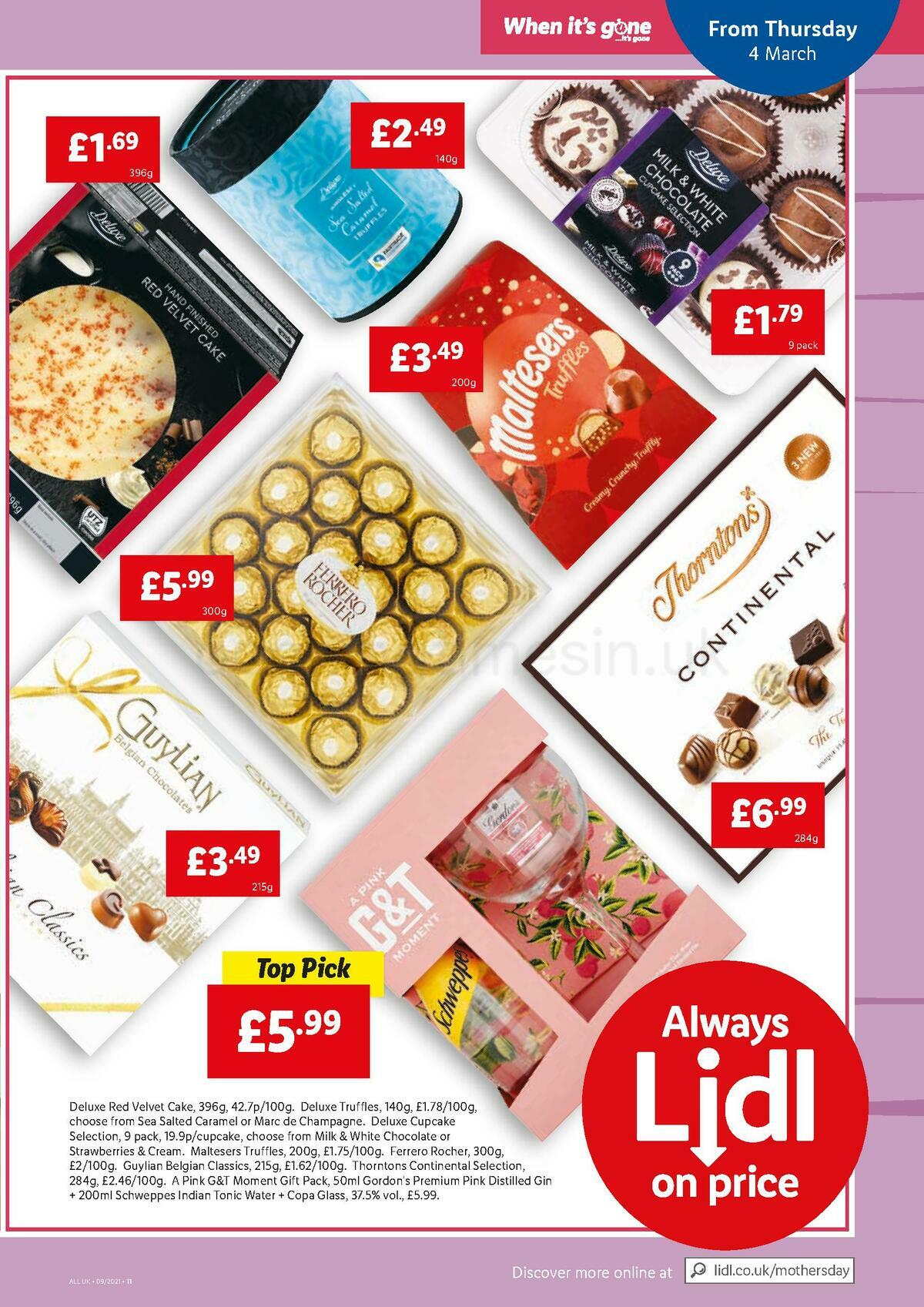 LIDL Offers from 4 March