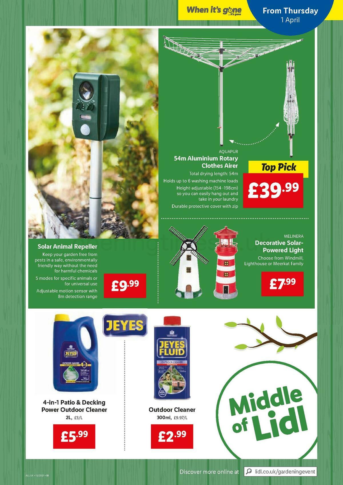 LIDL Offers from 1 April