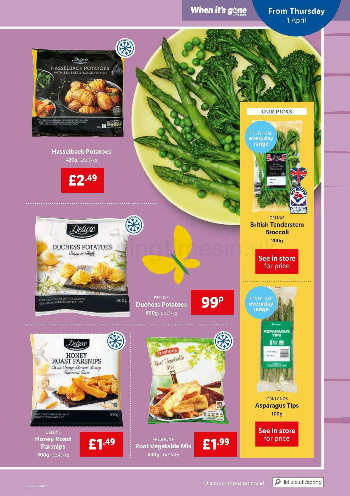 LIDL Offers from 1 April