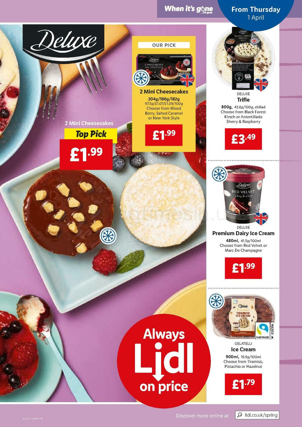 LIDL Offers from 1 April