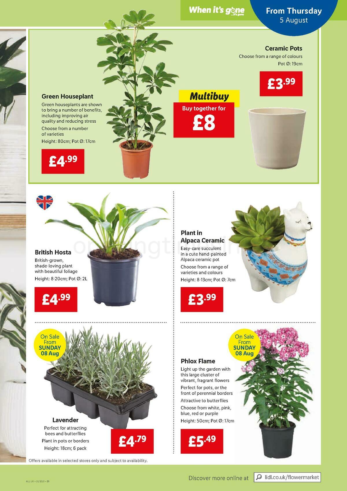 LIDL Offers from 5 August