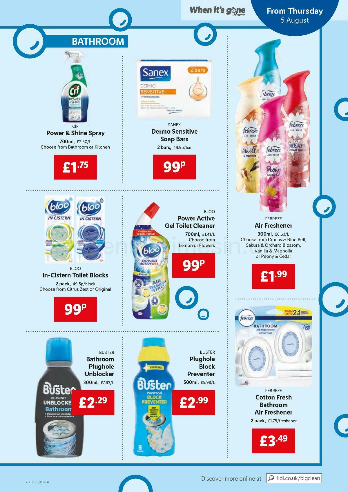 LIDL Offers from 5 August