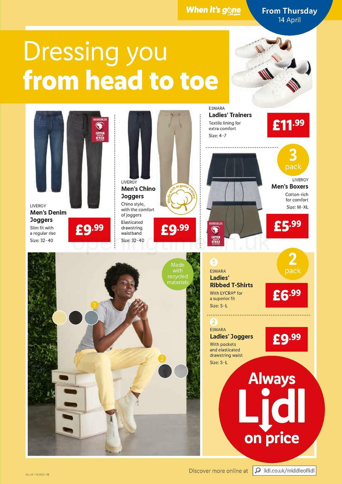 LIDL Offers from 14 April