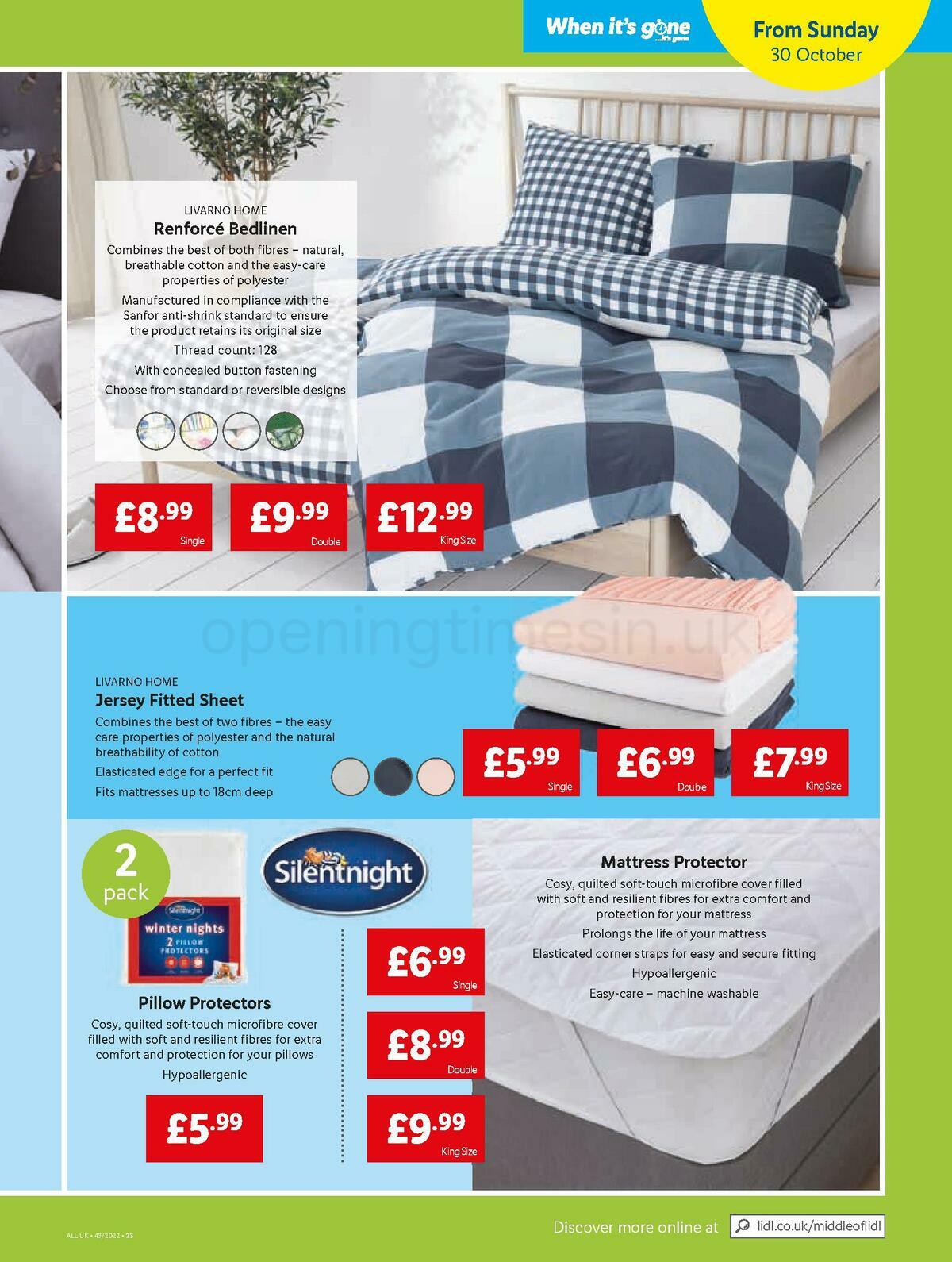 LIDL Offers from 27 October